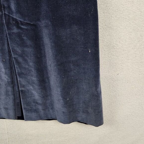 Vintage MJ Concepts in Sportswear Black Velvet Midi Skirt Size 15 - Picture 10 of 10